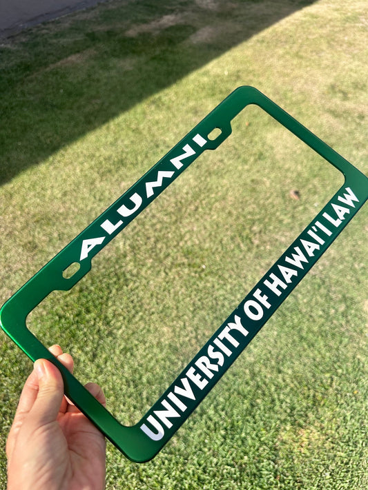 Show Your School Pride: Custom Alumni & Alumnus License Plate Frames