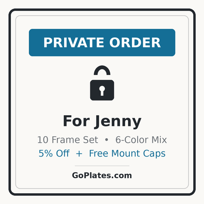 Custom Order for Jenny — 10 Frame Set