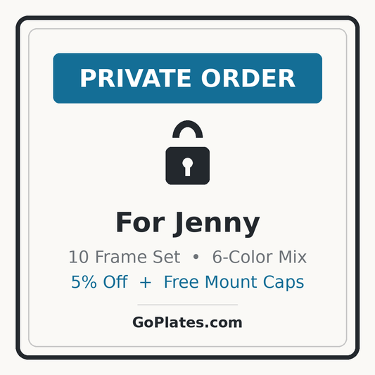 Custom Order for Jenny — 10 Frame Set