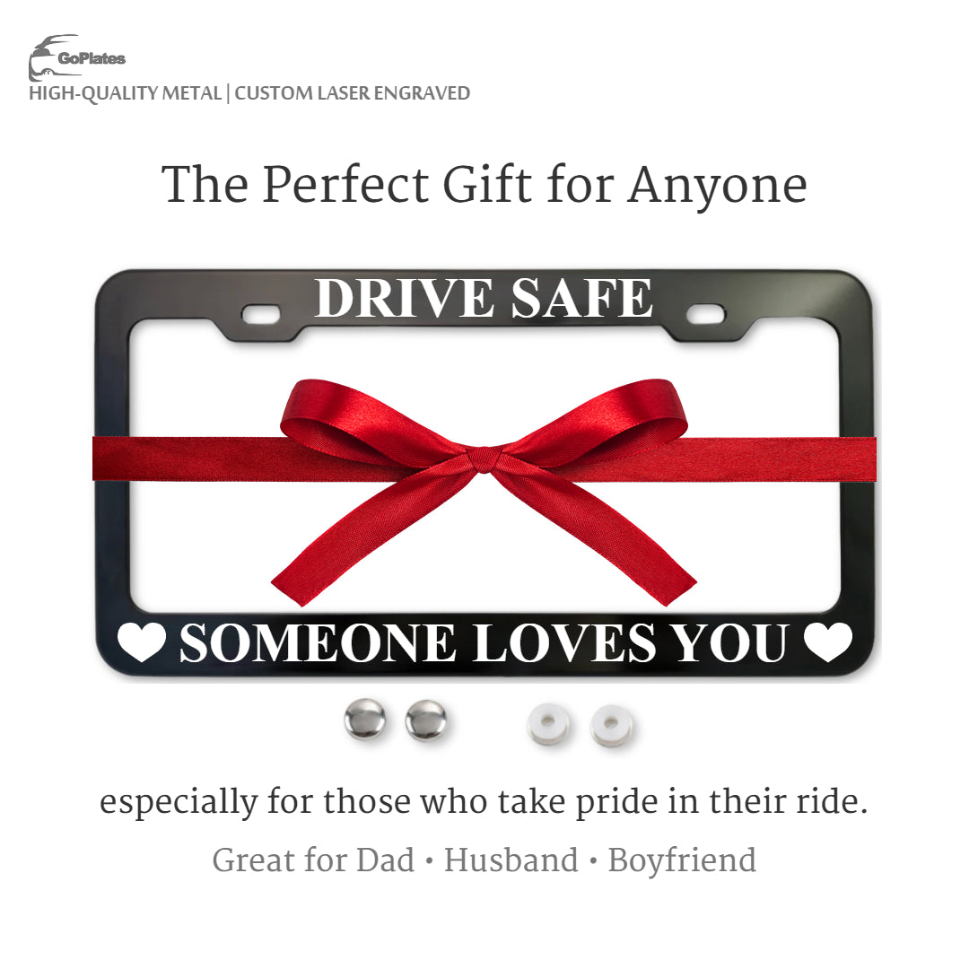 Custom License Plate Frame – Single