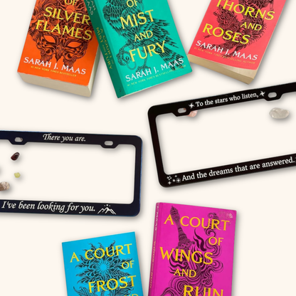 ACOTAR Night Court License Plate Frame