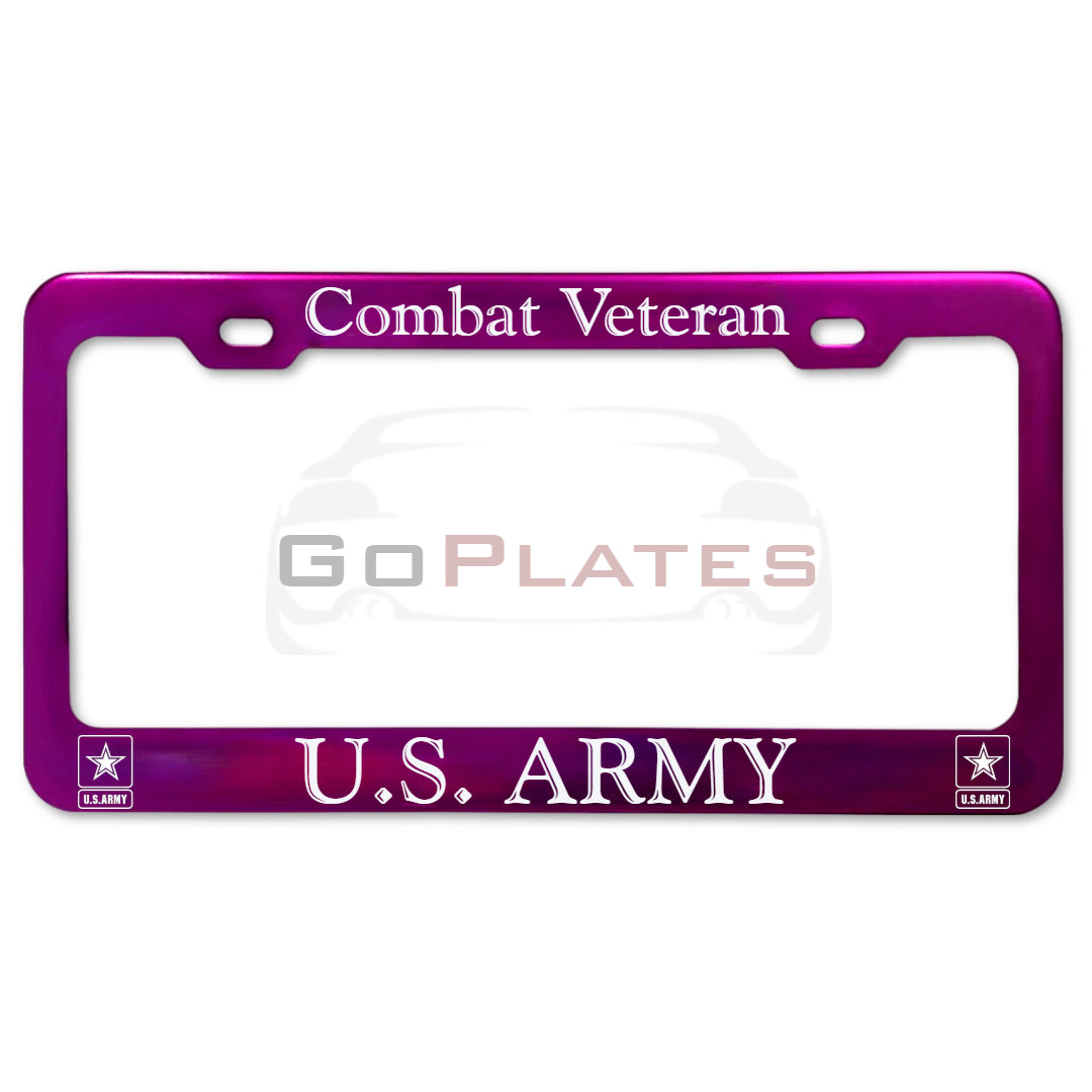 U.S. Military - Army Custom License Plate Frames
