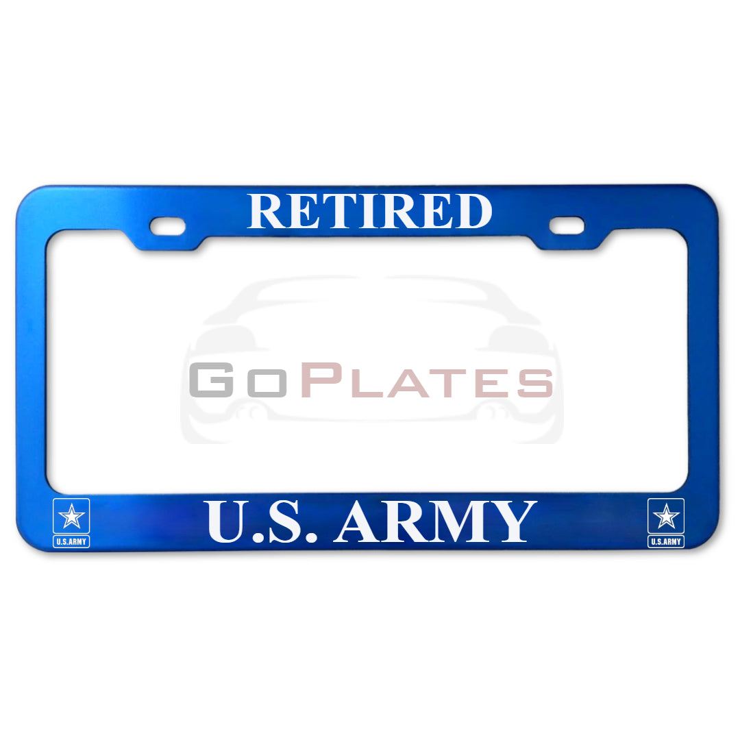U.S. Military - Army Custom License Plate Frames