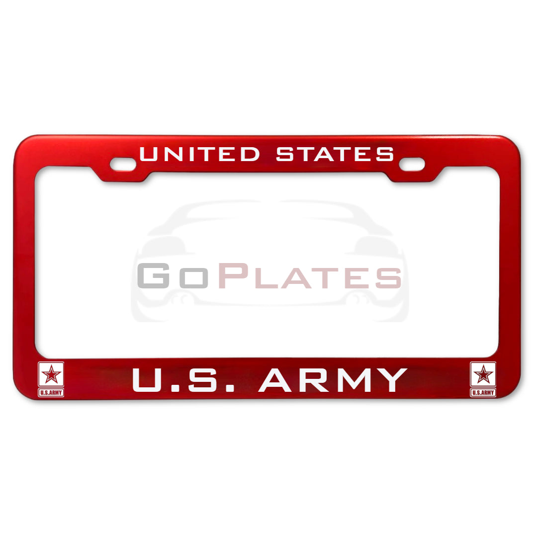 U.S. Military - Army Custom License Plate Frames