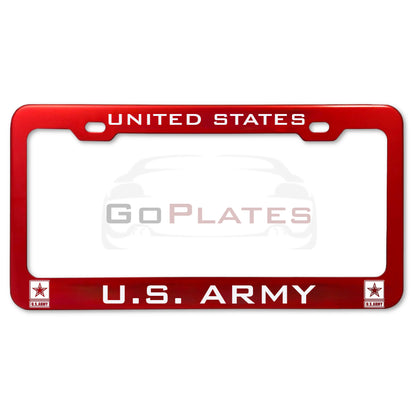 U.S. Military - Army Custom License Plate Frames