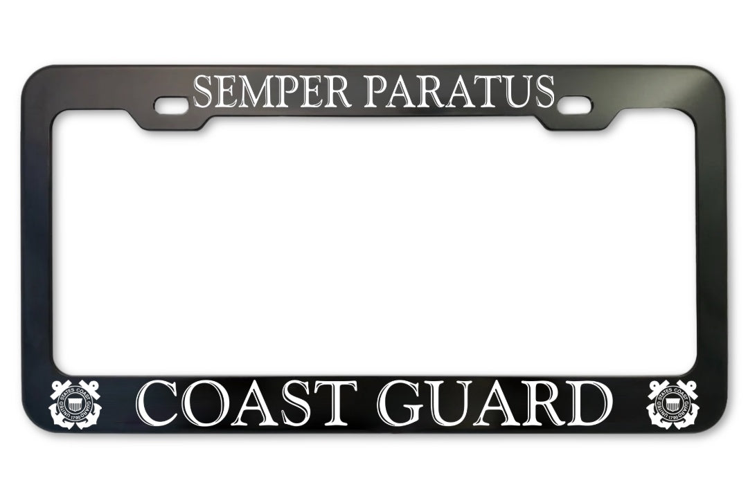 U.S. Military - Coast Guard Custom License Plate Frames