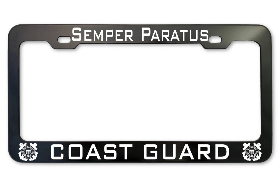 U.S. Military - Coast Guard Custom License Plate Frames
