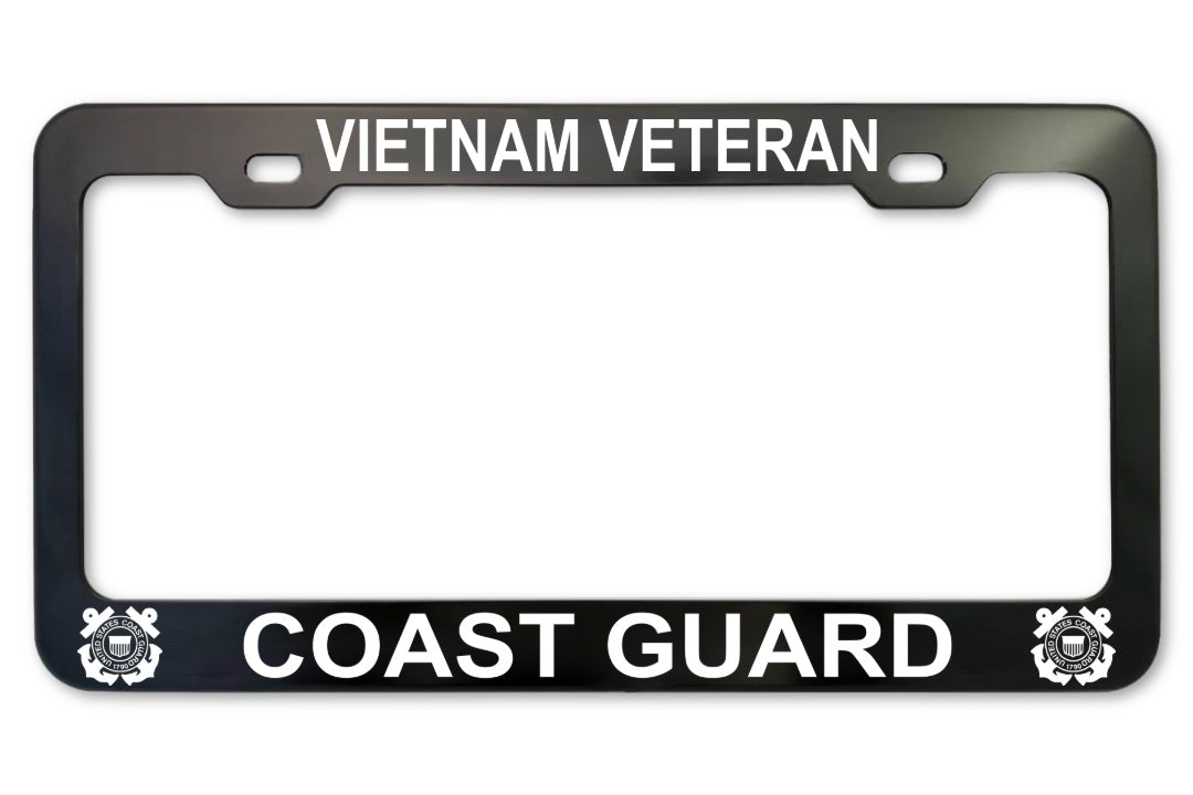 U.S. Military - Coast Guard Custom License Plate Frames