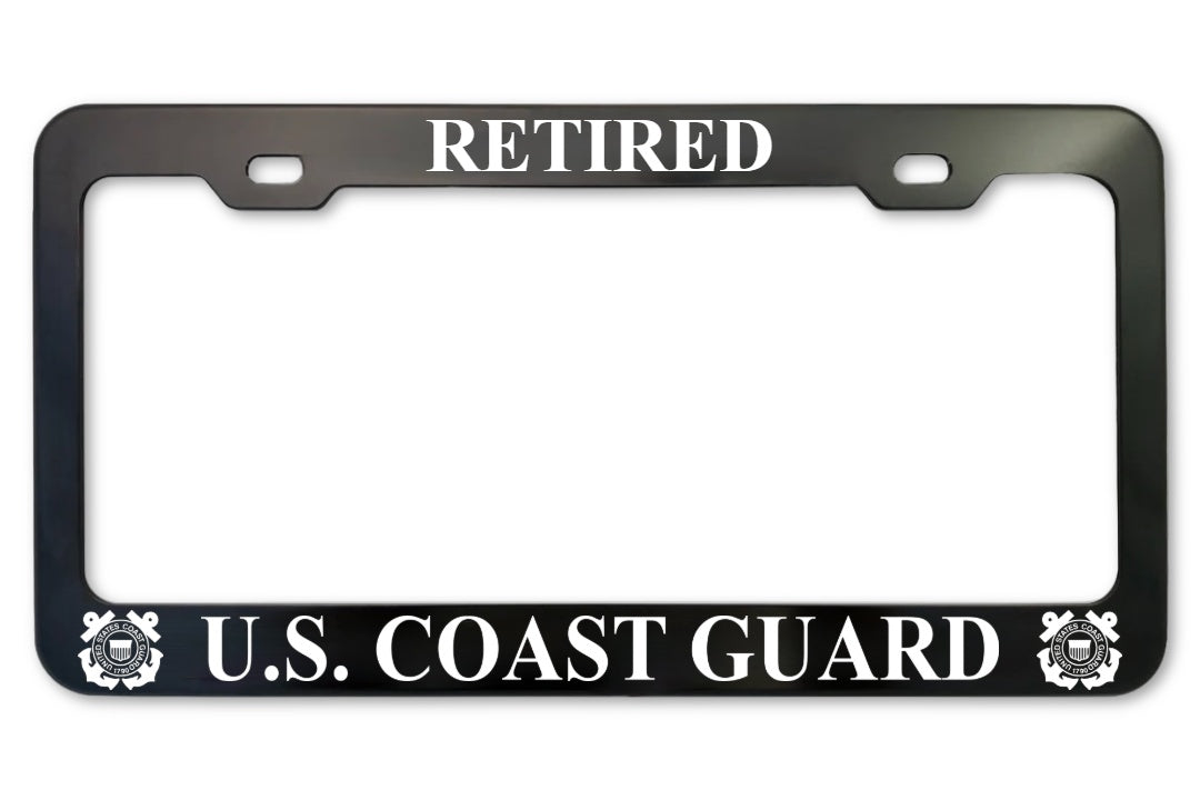 U.S. Military - Coast Guard Custom License Plate Frames