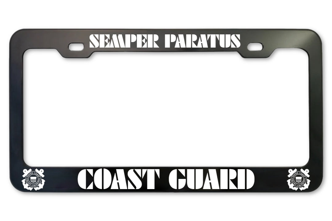 U.S. Military - Coast Guard Custom License Plate Frames