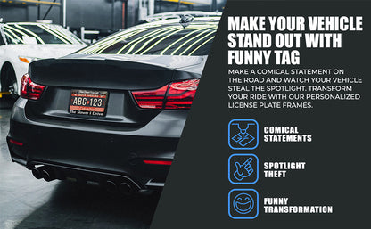 Custom License Plate Frame – Single