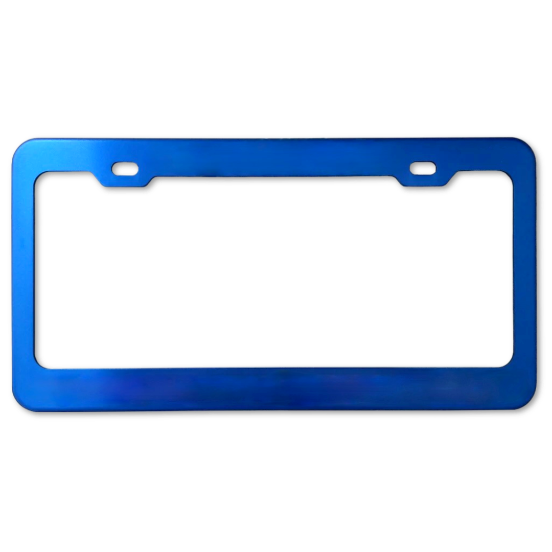 Custom Green License Plate Frame