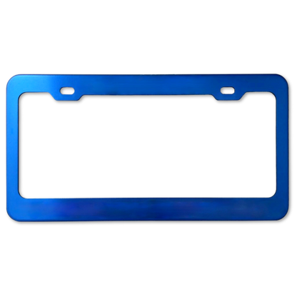Custom Green License Plate Frame