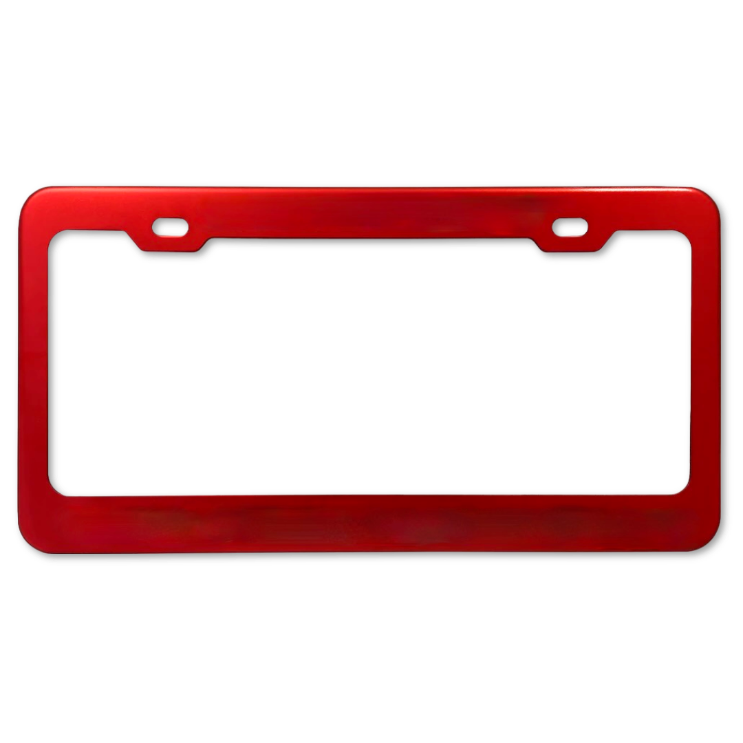 Custom Green License Plate Frame