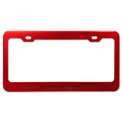 Custom Green License Plate Frame