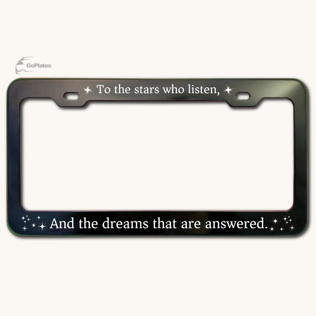 ACOTAR Night Court License Plate Frame
