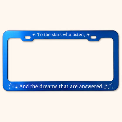 ACOTAR Night Court License Plate Frame