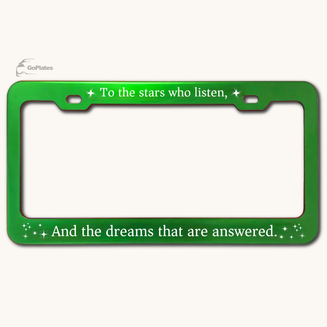 ACOTAR Night Court License Plate Frame