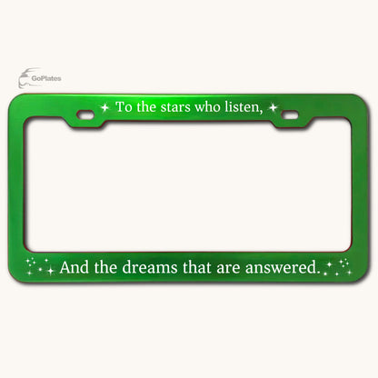 ACOTAR Night Court License Plate Frame