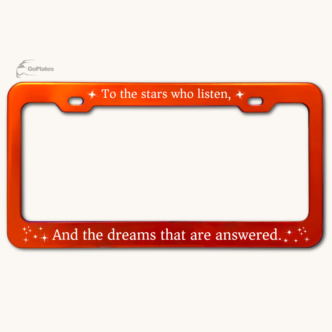 ACOTAR Night Court License Plate Frame