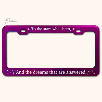 ACOTAR Night Court License Plate Frame