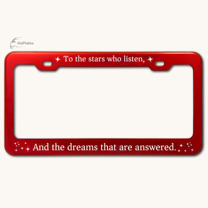 ACOTAR Night Court License Plate Frame