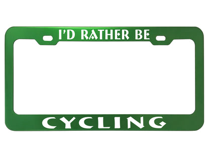I'd Rather Be- Customized License Plate Frame